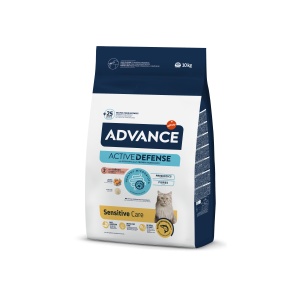 Advance Cat Adult Sensitive Somon, hrana uscata pisici, 10KG