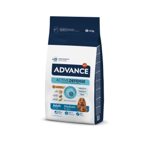 Advance Dog Medium Adult, hrana uscata caini, 14KG