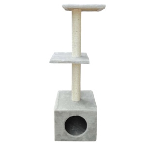 Ansamblu de joaca cu etaj Enjoy, Sisal 30x30x95cm 19152