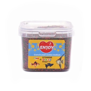 Hrana pentru pesti exotici medium Enjoy, 98G