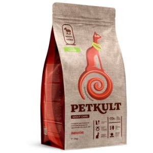 Petkult Adult Care Indoor Miel, hrana uscata pisici, 2KG
