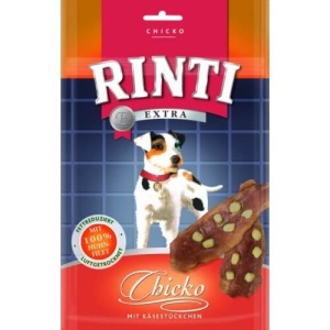 Rinti Extra Chicko pui/branza, recompense caini, 80G