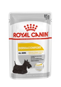 Royal Canin Dermacomfort Adult, hrana umeda caine, prevenirea iritatiilor pielii (pate), 12 x 85G - Img 2