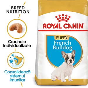 Royal Canin French Bulldog Puppy, hrana uscata caine junior, 3KG