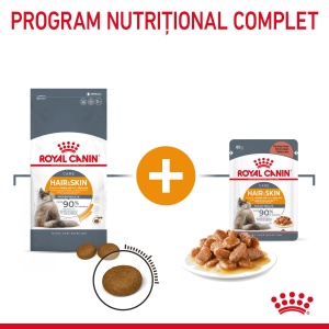 Royal Canin Hair&Skin Care Adult, hrana umeda pisica, piele si blana (in aspic), 12 x 85G - Img 10