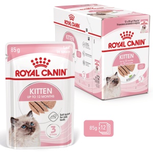 Royal Canin Kitten, hrana umeda pisica junior (pate), 12 x 85G - Img 2