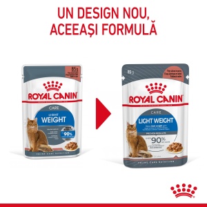 Royal Canin Light Weight Care Adult, hrana umeda pisica, limitarea cresterii in greutate (in sos), 12 x 85G - Img 6