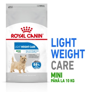 Royal Canin Mini Light Weight Care Adult, hrana uscata caine, limitarea cresterii in greutate, 3KG