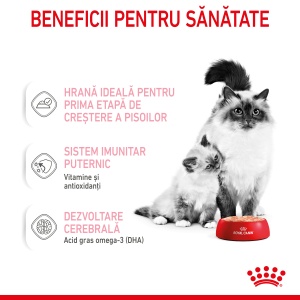 Royal Canin Mother & BabyCat, hrana umeda pisica, mama si puiul (textura spumoasa), 195G - Img 4