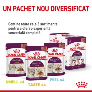 Royal Canin Sensory Smell, hrana umeda pisici, stimularea mirosului (in sos), 12 x 85G - Img 6