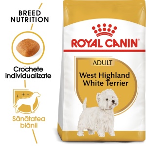 Royal Canin West Highland Terrier, Adult hrana uscata caine Westie, 3KG