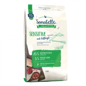 Sanabelle Sensitive cu pui, hrana uscata pisici, 2 KG