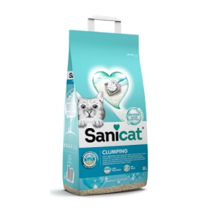 Sanicat Clumping Marseille, nisip igienic pisici, 8L