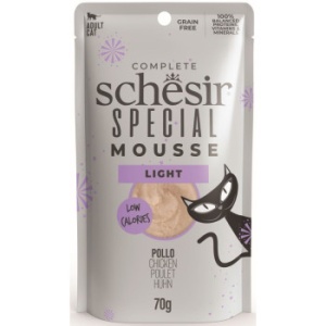 Schesir Special Light Plic Mousse cu Pui, hrana umeda pisici, 70G