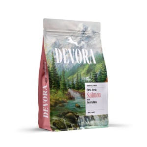 Devora Adult Small Breed Grain Free Multi - Protein Somon, Caprioara si Rata, hrana uscata caini, 4KG