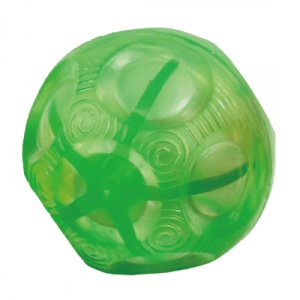 Jucarie pentru caini Enjoy Minge Luminoasa, 8 cm