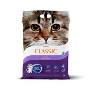 Nisip pentru litiera cu lavanda Intersand Classic, 14KG