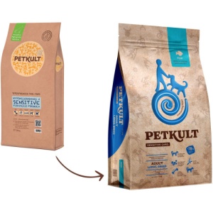 Petkult Sensitive Adult Large Peste, hrana uscata caini, 12KG