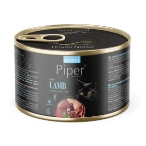 PIPER CAT- Miel, hrana umeda pisici, 185G