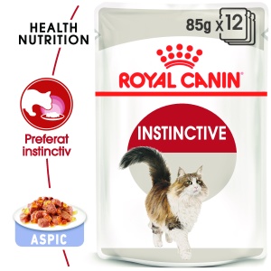 Royal Canin Instinctive Adult, hrana umeda pisica (aspic), 12 x 85g