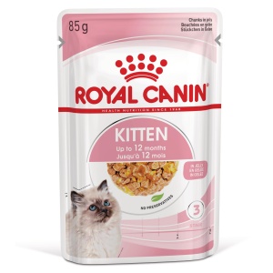Royal Canin Kitten, hrana umeda pisica junior (aspic), 12 x 85G