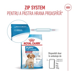 Royal Canin Medium Puppy, hrana uscata caine junior, 15KG - Img 2