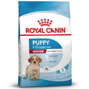 Royal Canin Medium Puppy, hrana uscata caine junior, 3KG