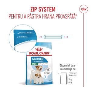 Royal Canin Mini Starter Mother & BabyDog, mama si puiul, hrana uscata caini, 1KG - Img 2