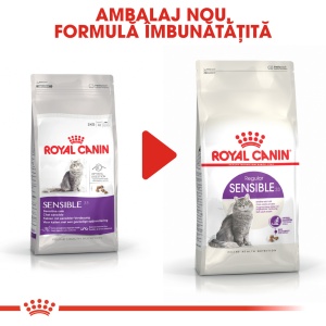 Royal Canin Sensible Adult, hrana uscata pisica, digestie optima, 4KG - Img 3