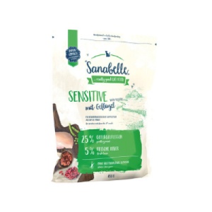 Sanabelle Sensitive cu pui, hrana uscata pisici, 400G