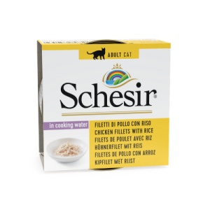 Schesir Pui cu Orez, hrana umeda pisici, 85G
