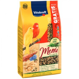 Vitakraft Promo Menu Canar, hrana canari, 1KG + Baton 30G Gratis