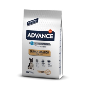 Advance Dog Bulldog Francez Rata si orez, hrana uscata pentru caini, 7,5KG - Img 1