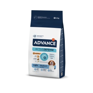 Advance Dog Medium Light, hrana uscata caini, 12KG