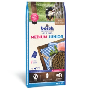 Bosch Medium Junior, hrana uscata caini, 15KG