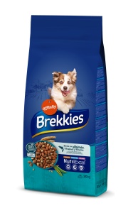 Brekkies Adult Somon, legume și cereale,hrana uscata caini, 20KG