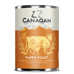 Canagan Grain Free Puppy Feast, hrana umeda caini, 400G