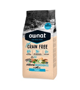 Ownat Ultra Pastrav, fara cereale, hrana uscata caini, 14KG