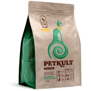 Petkult Adult Care Balanced Life All-Cat Pui, hrana uscata pisici, 400G