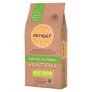 Petkult Sensitive Mini Junior cu miel si orez, hrana uscata caini, 12KG