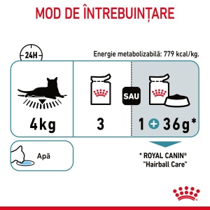 Royal Canin Hairball Care Adult, hrana umeda pisica, limitarea ghemurilor de blana (in sos), 12 X 85G - Img 12