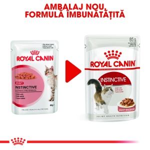 Royal Canin Instinctive Adult, hrana umeda pisica (in sos), 12 x 85G - Img 4