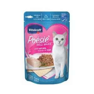 Vitakraft Poesie Plic Cod in Sos, hrana umeda pisici, 85G