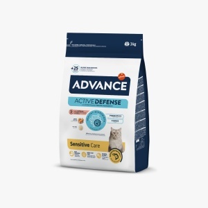 Advance Cat Adult Sensitive Somon, hrana uscata pisici, 3KG