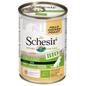 caini Schesir Bio Pui, hrana umeda caini, 400G
