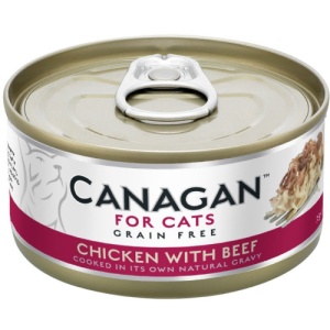 Canagan Cat Pui si Vita, hrana umeda pisici, 75G