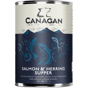 Canagan Dog Somon si Hering, hrana umeda caini, 400G