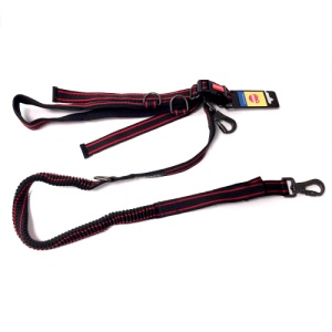 Lesa pentru caini Enjoy HQ Jogging Handsfree NY &amp; NE Black, 1420