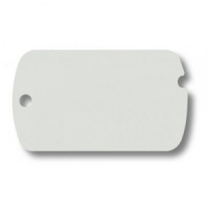 Medalion pentru caini Military Cromat.