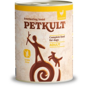 Petkult Adult cu Pui, hrana umeda caini, 800G